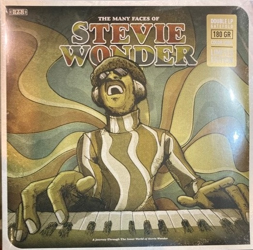 STEVIE WONDER - THE MANY FACES OF - GOLD VINYL